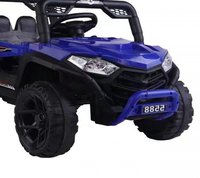 Masinuta electrica pentru copii Novokids Buggy Mini UTV cu faruri luminoase, telecomanda, 3-6 ani , max 30 kg, 3 viteze, model Offroad Albastru - 2