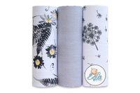 Set 3 scutece din bumbac 60x80 cm model No4 - 1