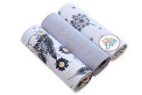 Set 3 scutece din bumbac 60x80 cm model No4 - 2