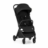 Carucior sport Petite&Mars Flip, pliere compacta cu o mana, spatar si suport pentru picioare reglabile, copertina UPF50+, pana la 22 kg, negru - 1
