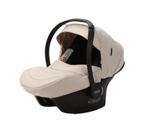 Carucior 3 in 1 pentru copii Adamex Barletta Full Linen TD2 Sweet Amaretto cu scaun auto iSize, landou reglabil, parte sport reglabila pana la orizontala, cadru cu suspensii - 8
