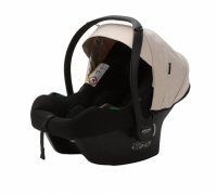 Carucior 3 in 1 pentru copii Adamex Barletta Full Linen TD2 Sweet Amaretto cu scaun auto iSize, landou reglabil, parte sport reglabila pana la orizontala, cadru cu suspensii - 10