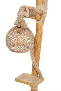 Lampadar, Opviq, lemn, natural, 140 cm - 3