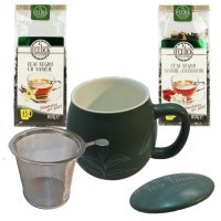 Infuzie de energie, Cana cu infuzor si 2 ceaiuri negre - 1