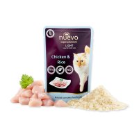 NUEVO Light Pui si Orez - Hrana Umeda pentru Pisici cu Obezitate, 85g - 1