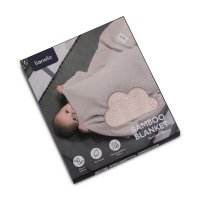 Patura multifunctionala din bambus Lionelo 100x75 cm Bej - 3