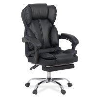 Scaun de birou OFF 415 negru cu suport pentru picioare - 1