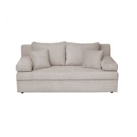 Canapea ANA LUX extensibila, 3 locuri, cu lada depozitare, bej inchis, 185x82x80 cm - 1