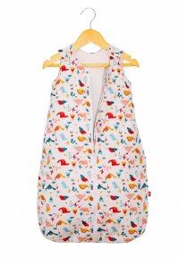 Sac de dormit copii 2.5 tog KidsDecor Cute Dinosaurs din bumbac 130 cm - 1