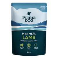 PRIMA DOG Mini Meal Miel, Plic Hrană Umedă Fără Cereale pentru Câini, 85g x 24buc - 1