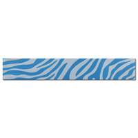 Brau decorativ ceramica Crocodile Blue 6.5 x 25 pentru baie si bucatarie - 1