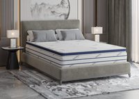 Topper SomnoMed Antiacaria cu Memorie pentru Alergici, Husa Detasabila, 180 x 200 x 7 cm - 3