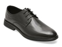 Pantofi BITE THE BULLET negri din piele naturala, model T86232 - 1