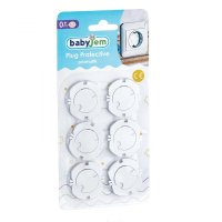 Set 6 protectii priza cu adeziv BabyJem - 2