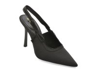Pantofi eleganti ALDO negri, HENNIE 007, din material textil - 1