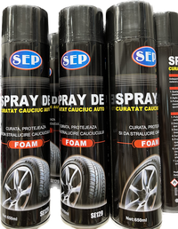 Spray - Spuma ingrijire anvelope si jante  SEP 650ml (1buc) - 1