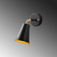 Aplica Evander Negru 10x26x21 cm - 4