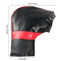 Manusi pentru ghidon Moto/Scuter/Bicicleta, Impermeabile, Calduroase, FIXATO, Reflectorizante, Negru - 1