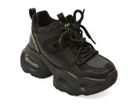 Ghete dama GRYXX 9021 negre din piele naturala - 1