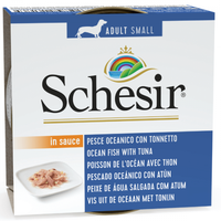 Hrana umeda caini, Schesir Dog Adult Small Ocean Fish with Tuna in Sauce, 85 g - 1