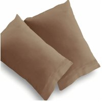 Set de huse pentru perne maro 70x50 cm - 2 bucati - 1
