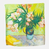 Esarfa patrata cu design floral inspirat de Van Gogh - 1