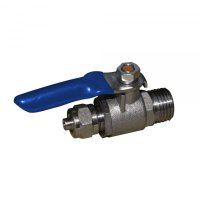 Robinet Aquafilter SEWBV1414 din alama cu mecanism cu bila, conexiuni 1/4 - 1