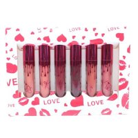 Set de 6 Rujuri Matte Kiss Beauty - Nuante Intense de Nude - 3