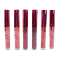 Set de 6 Rujuri Matte Kiss Beauty - Nuante Intense de Nude - 4