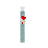 Lantisor pentru suzeta din material textil Little Chicken Verde - 1