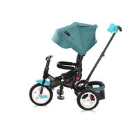 Tricicleta pentru copii Lorelli Jaguar Air Green Luxe 4 in 1 multifunctionala, cu maner cu control parental, scaun rotativ, spatar reglabil pe 2 pozitii, roti mari silentioase, din cauciuc cu camera - 2