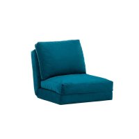 Fotoliu extensibil TAIDA, verde, 60x68x62 cm - 1