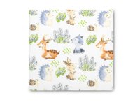 Pernuta inaltator pentru scaun copii Sensillo Walk in Forest 32x32x8 cm cu husa detasabila din bumbac,prevazuta cu fermoar,curele reglabile de fixare - 1