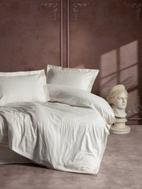 Lenjerie Elegant Stripe Ecru (Satin Deluxe) - 1