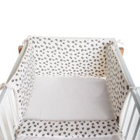 Protectie patut Jerse 35x170 cm leopard Childhome - 2