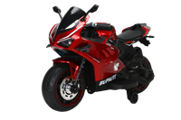 Motocicleta electrica, Kinderauto BDQ888 70W 12V cu roti moi, Bluetooth, rosie - 1