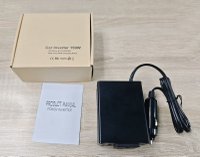 Invertor de Putere Auto Techstar® 150W - 12V DC la 220V AC, cu Porturi USB-C si USB-A pentru Incarcare Rapida - 7