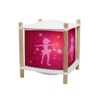Veioza muzicala cu proiectie de stele Balerina roz - 3