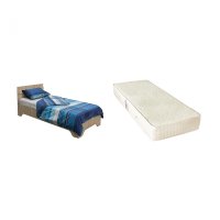 Set Pat Alma 90x200 cm cu picioare + Saltea superortopedica 90x200 cm - 1