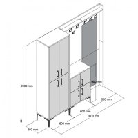 Cuier BerlinABC Alb - Design Modern si Functionalitate Optima - 6