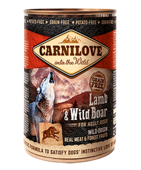 CARNILOVE, Miel și Mistreț, conservă hrană umedă fără cereale câini, (în aspic), 400g - 2
