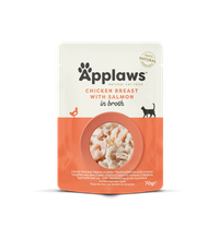 Applaws Chicken Breast with Salmon in Broth, plic, 70 g - 1