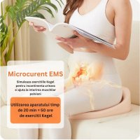Stimulator muscular EMS portabil pentru antrenare podea pelvina, lifting fesier, tratament incontinenta urinara - 6