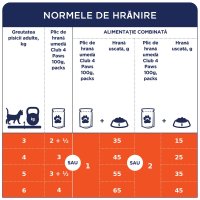 CLUB 4 PAWS Premium, Vită, hrană umedă pisici, Vită, (în sos) CLUB 4 PAWS Premium, Vită, plic hrană umedă pisici, (în sos), 100g - 4