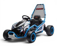 Go-Kart Electric Drift pentru Copii 4-8 Ani, 300W, 24V 10Ah, Scaun Tapitat, Albastru - 1