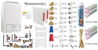 Pachet complet pentru apartament cu centrala termica Immergas Victrix TERA 24/28 V3, 24 kW, inclusiv termostat si kit de evacuare - 1