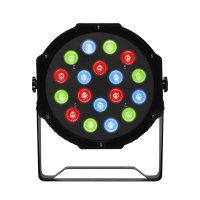 Proiector PAR 18 LED-uri Lumini Scena JOC de lumini Dj sau Club Reflector 18 LED RGB cu proiectie lumini - 1
