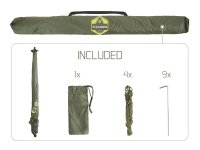 Umbrela cu Paravan Delphin Thunder FullWall, 250cm - 7
