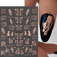 Sticker decor unghii BTF-S08 Rose Gold - BTF-S08H - 1