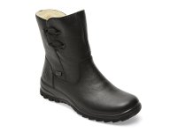 Ghete RIEKER Z7172 negre din piele naturala pentru femei - 1